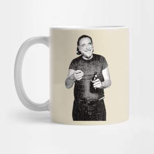 Bukowski Drinking 1986 Mug